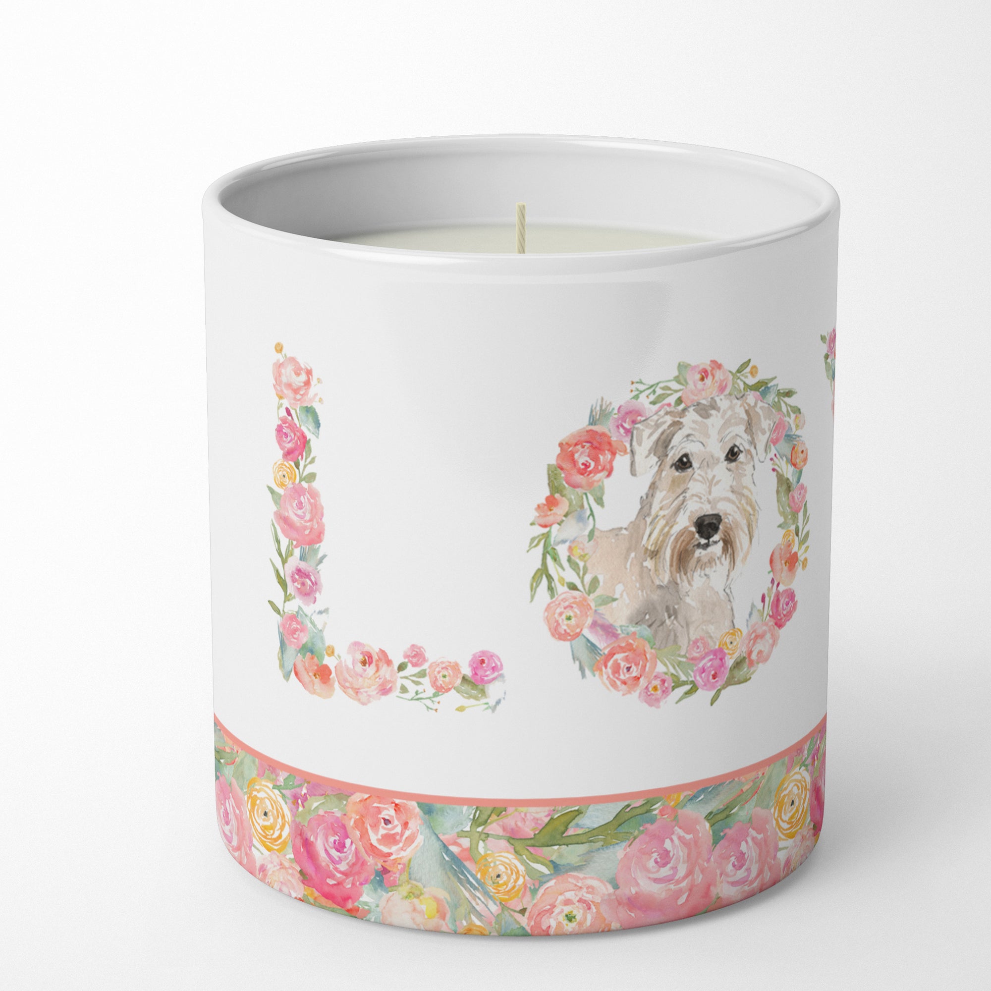 Buy this Wheaten Terrier Love 10 oz Decorative Soy Candle