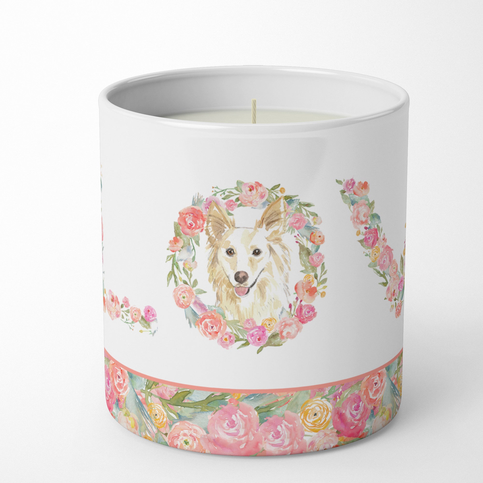 Buy this White Collie Love 10 oz Decorative Soy Candle