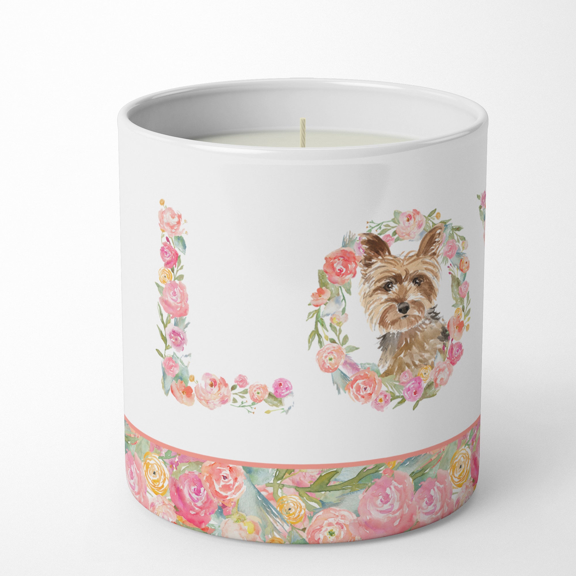 Buy this Yorkshire Terrier Yorkie Love 10 oz Decorative Soy Candle