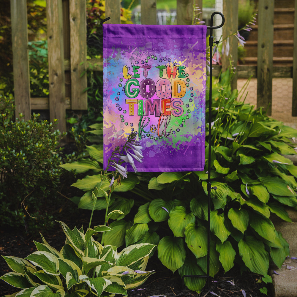 Let the Good Times Roll Mardi Gras Flag Garden Size  the-store.com.