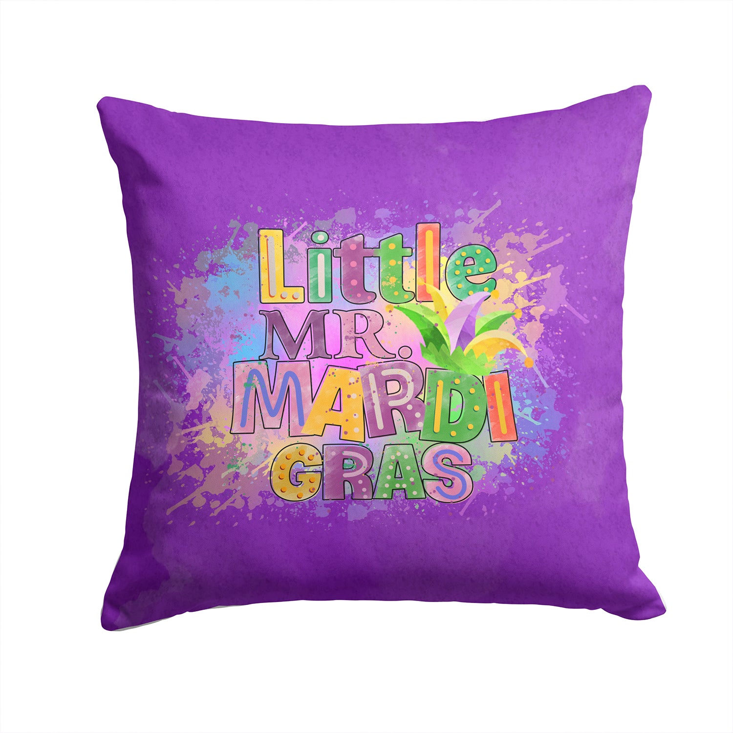 Buy this Little Mr. Mardi Gras Fabric Decorative Pillow