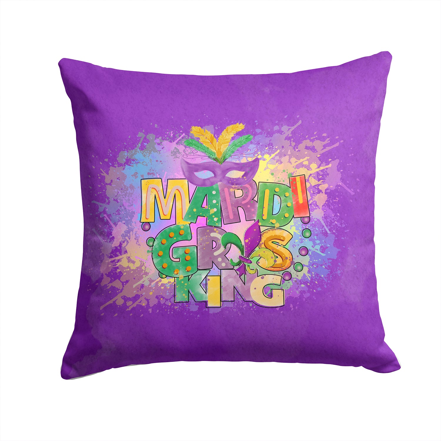 Buy this Mardi Gras King Fabric Decorative Pillow