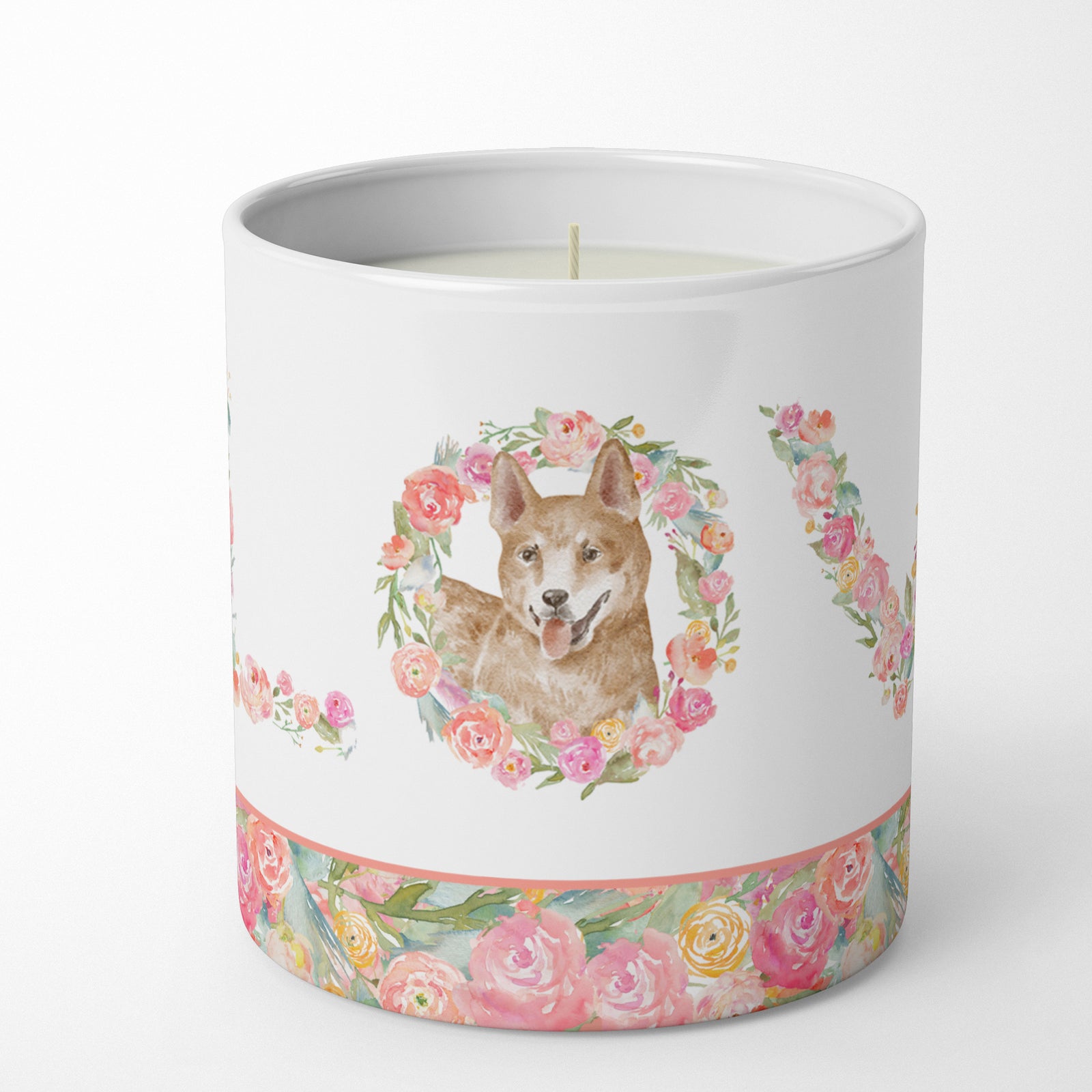 Buy this Red #3 Australian Cattle Dog Love 10 oz Decorative Soy Candle