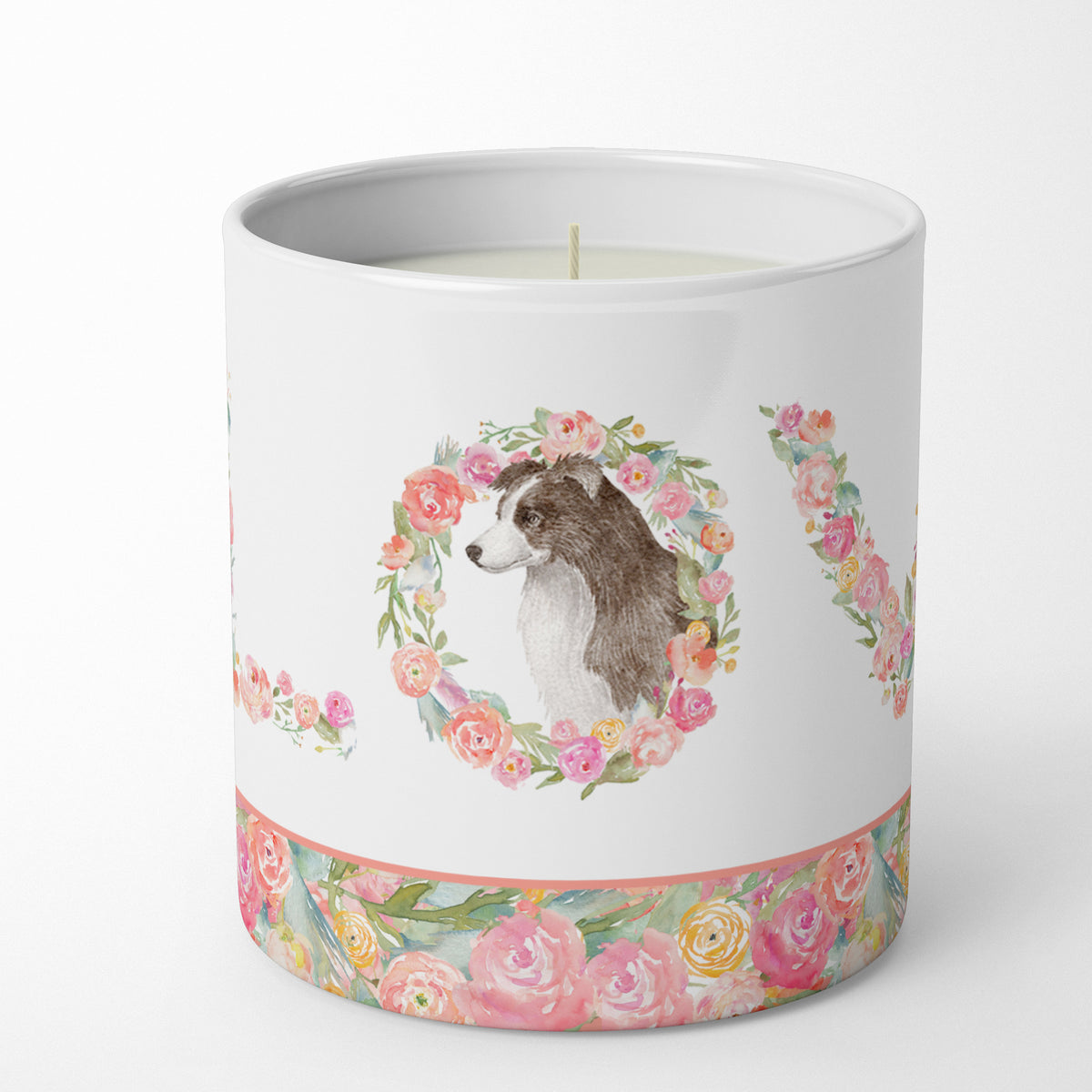 Buy this Border Collie #2 Love 10 oz Decorative Soy Candle