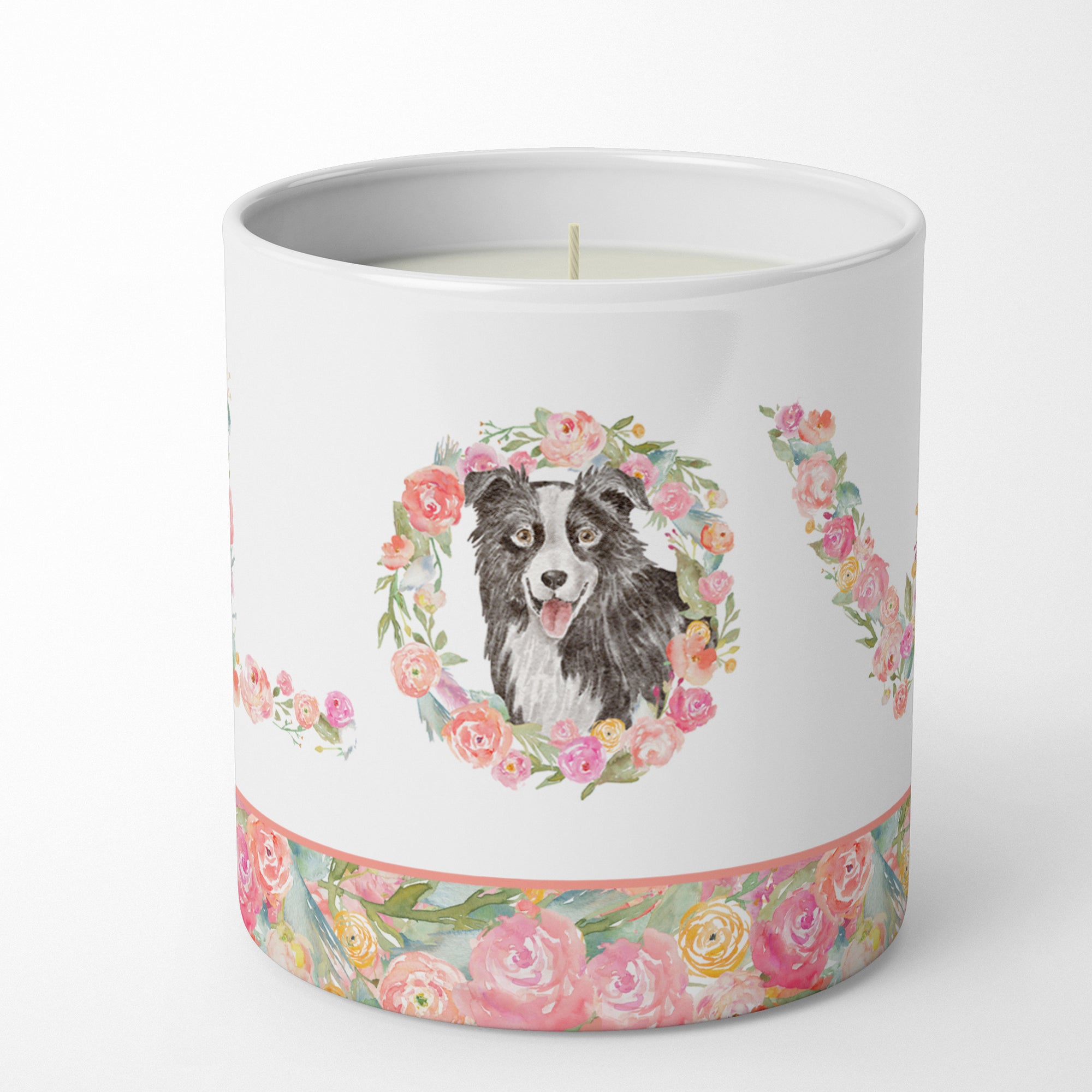 Buy this Border Collie #4 Love 10 oz Decorative Soy Candle