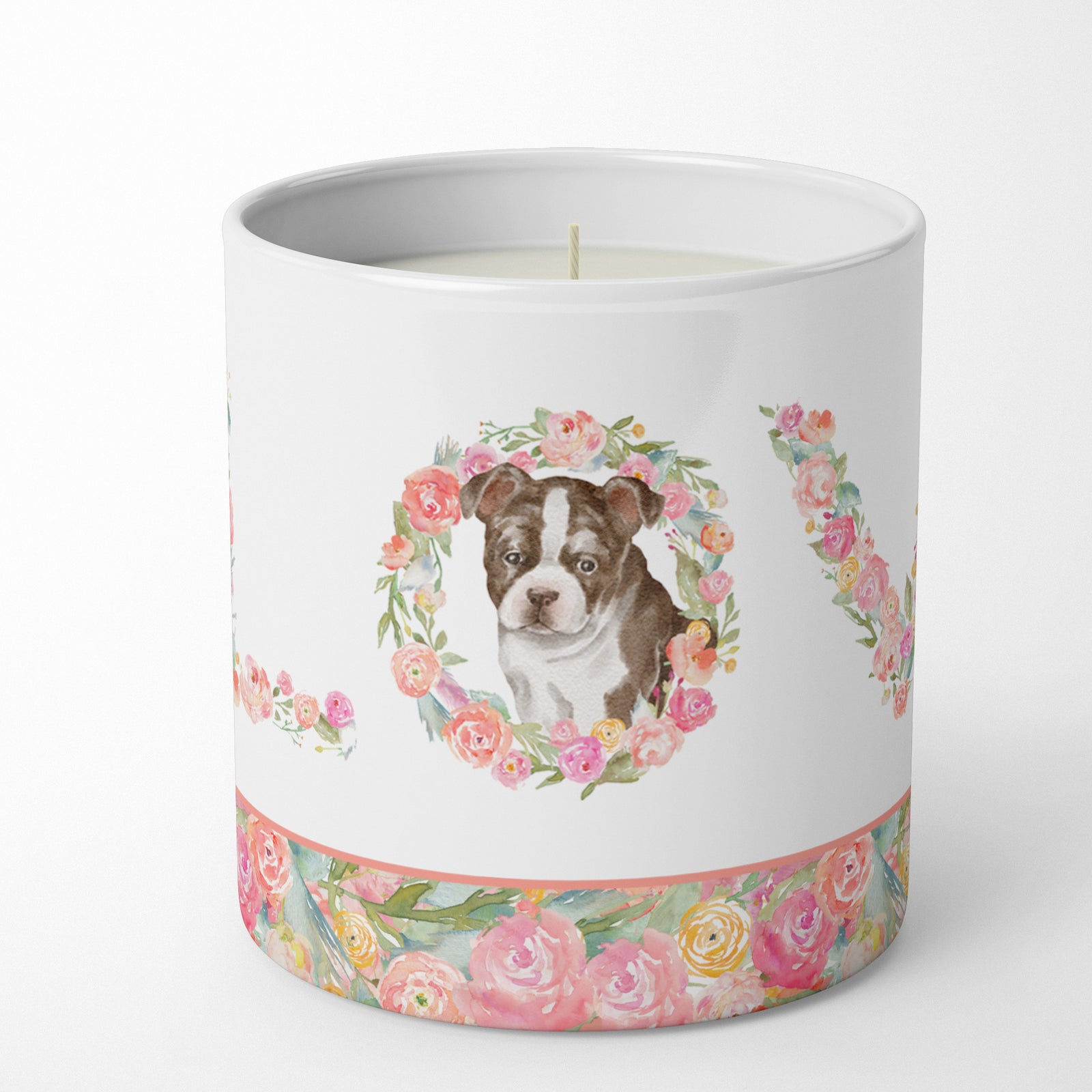 Buy this Boston Terrier Puppy #2 Love 10 oz Decorative Soy Candle