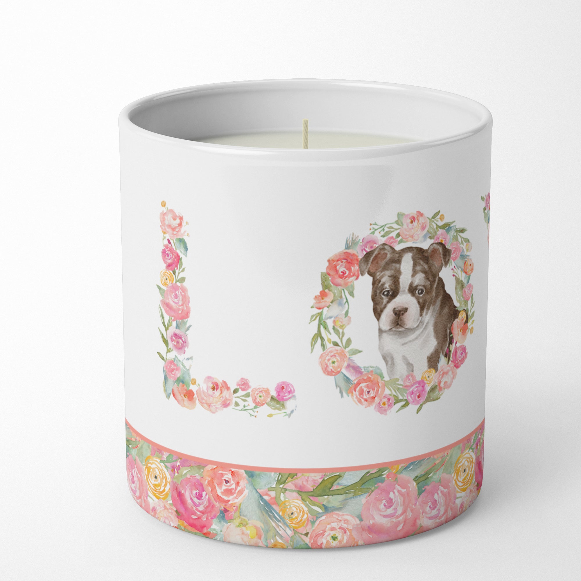 Buy this Boston Terrier Puppy #2 Love 10 oz Decorative Soy Candle