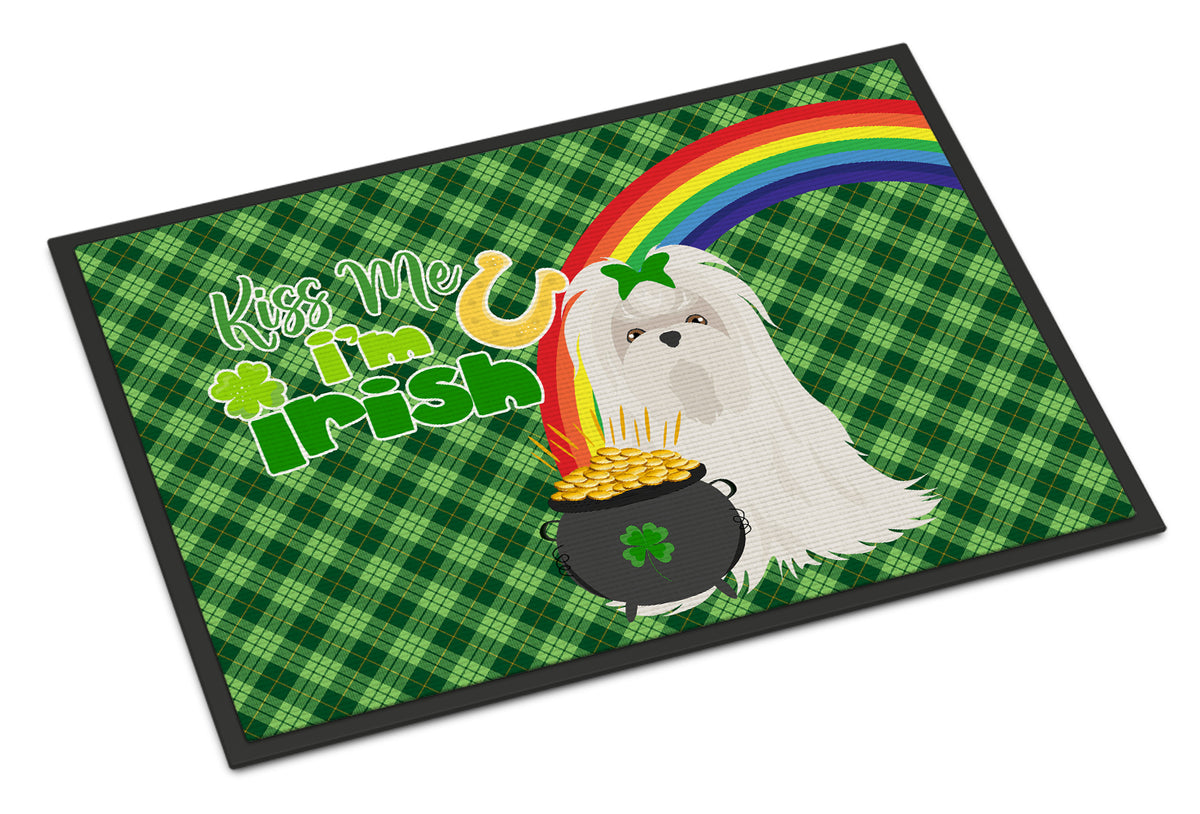 Buy this Maltese St. Patrick&#39;s Day Indoor or Outdoor Mat 24x36