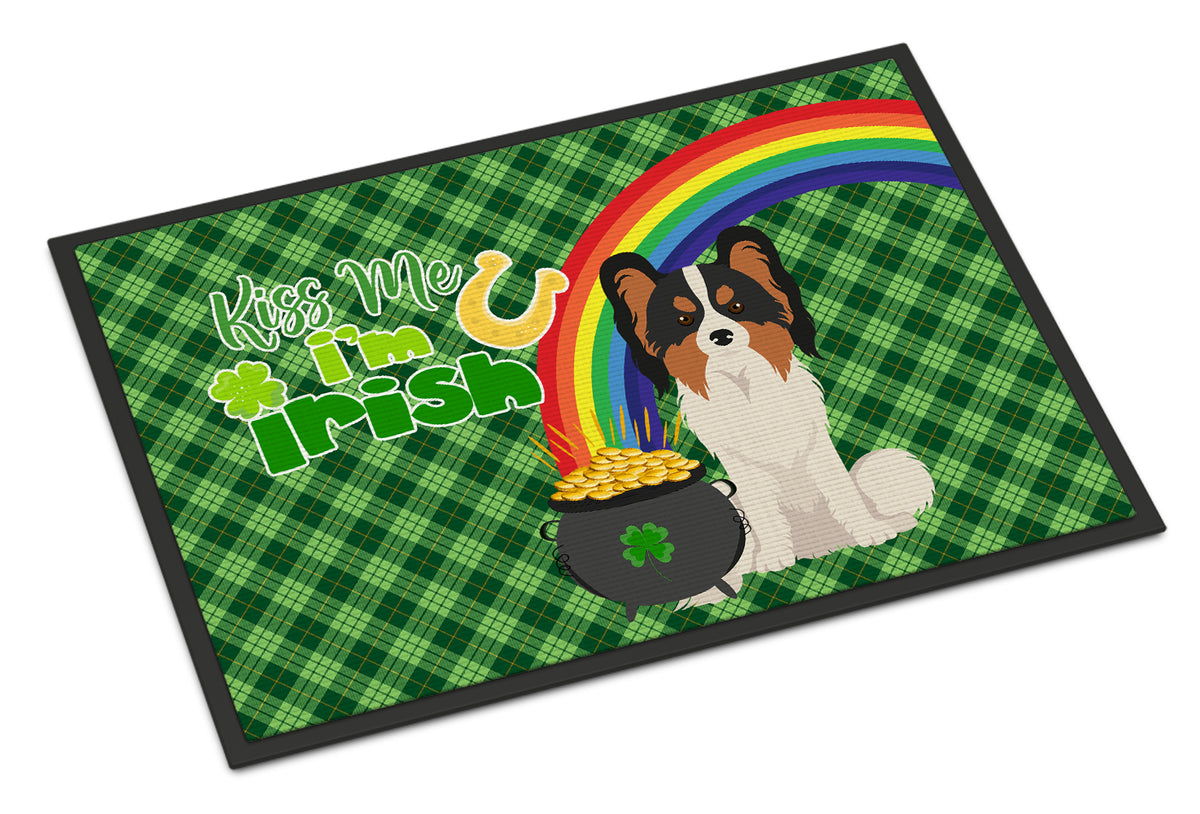 Buy this Tricolor Papillon St. Patrick&#39;s Day Indoor or Outdoor Mat 24x36