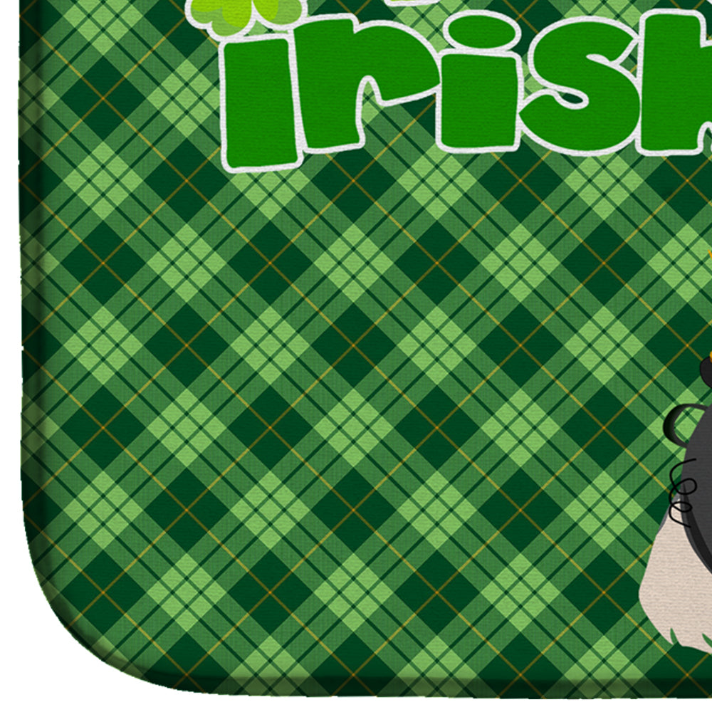 Blue Merle Sheltie St. Patrick's Day Dish Drying Mat  the-store.com.