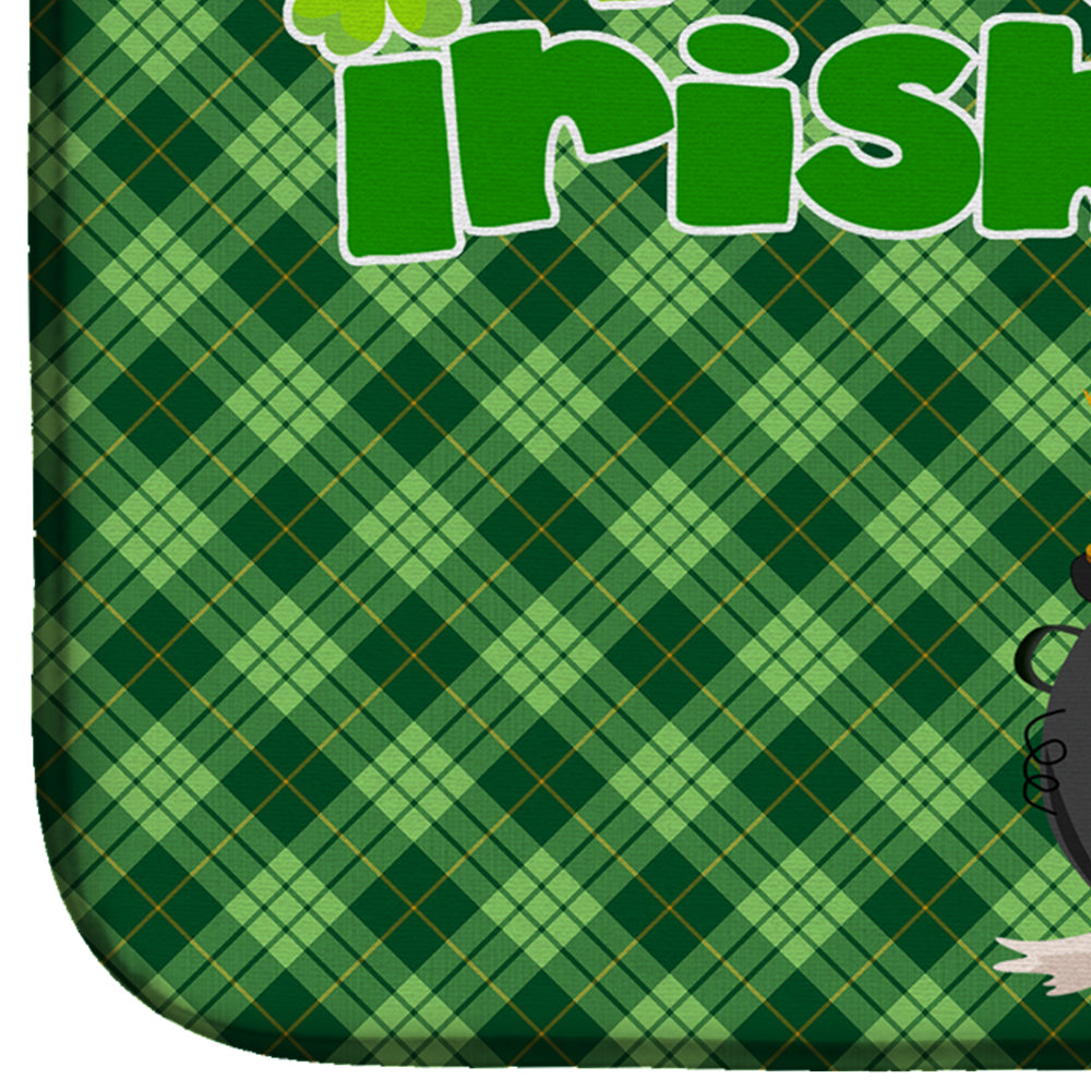 Westie West Highland White Terrier St. Patrick's Day Dish Drying Mat  the-store.com.
