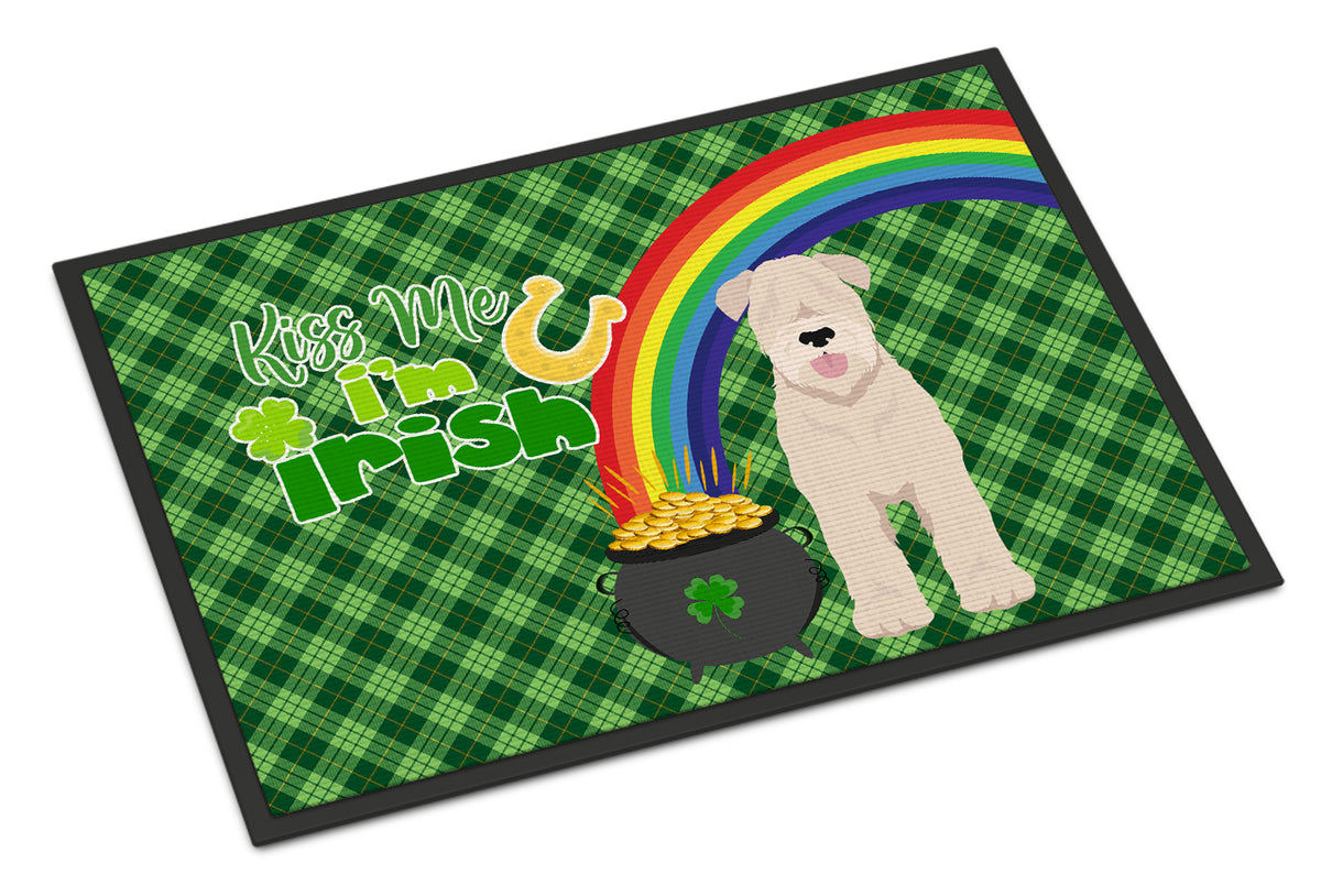 Buy this Soft Coated Wheaten Terrier St. Patrick&#39;s Day Indoor or Outdoor Mat 24x36