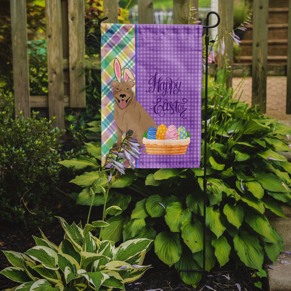 Fawn Pit Bull Terrier Easter Flag Garden Size  the-store.com.