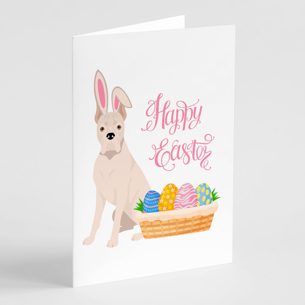 Buy this White Boxer Easter Greeting Cards and Envelopes Pack of 8