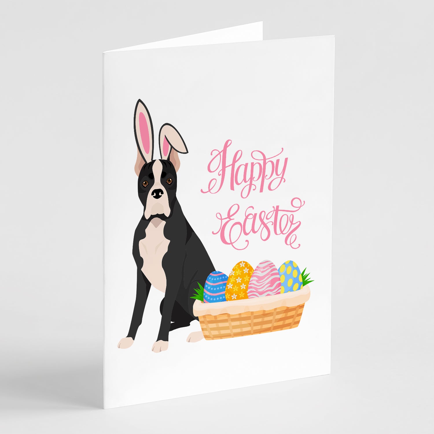 Buy this Black Boxer Easter Greeting Cards and Envelopes Pack of 8
