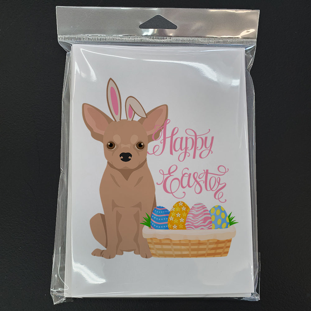 Cream Chihuahua Easter Greeting Cards and Envelopes Pack of 8 - the-store.com