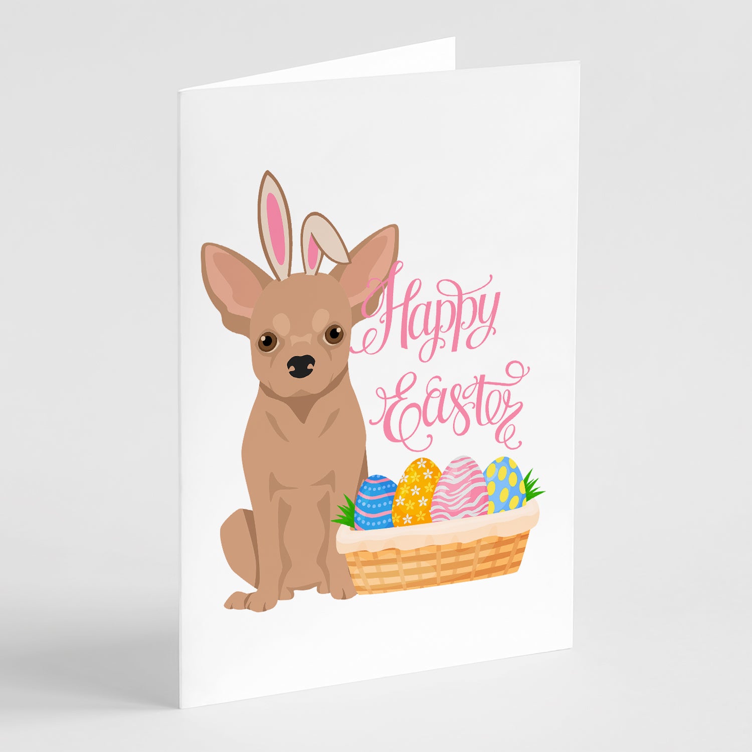 Buy this Cream Chihuahua Easter Greeting Cards and Envelopes Pack of 8