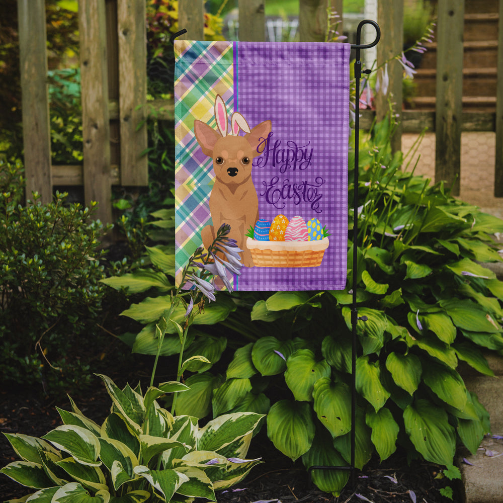 Gold Chihuahua Easter Flag Garden Size  the-store.com.