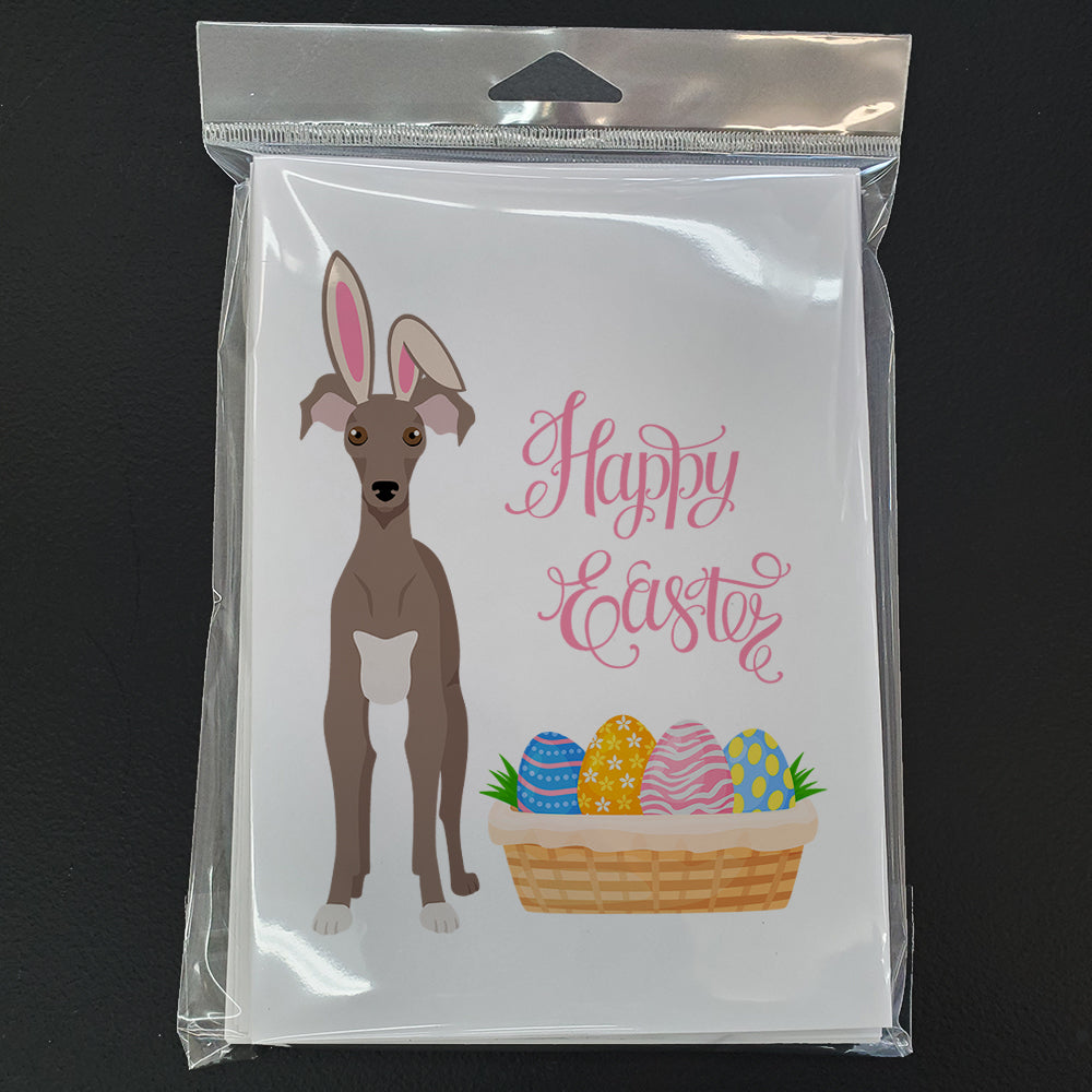 Fawn Italian Greyhound Easter Greeting Cards and Envelopes Pack of 8 - the-store.com