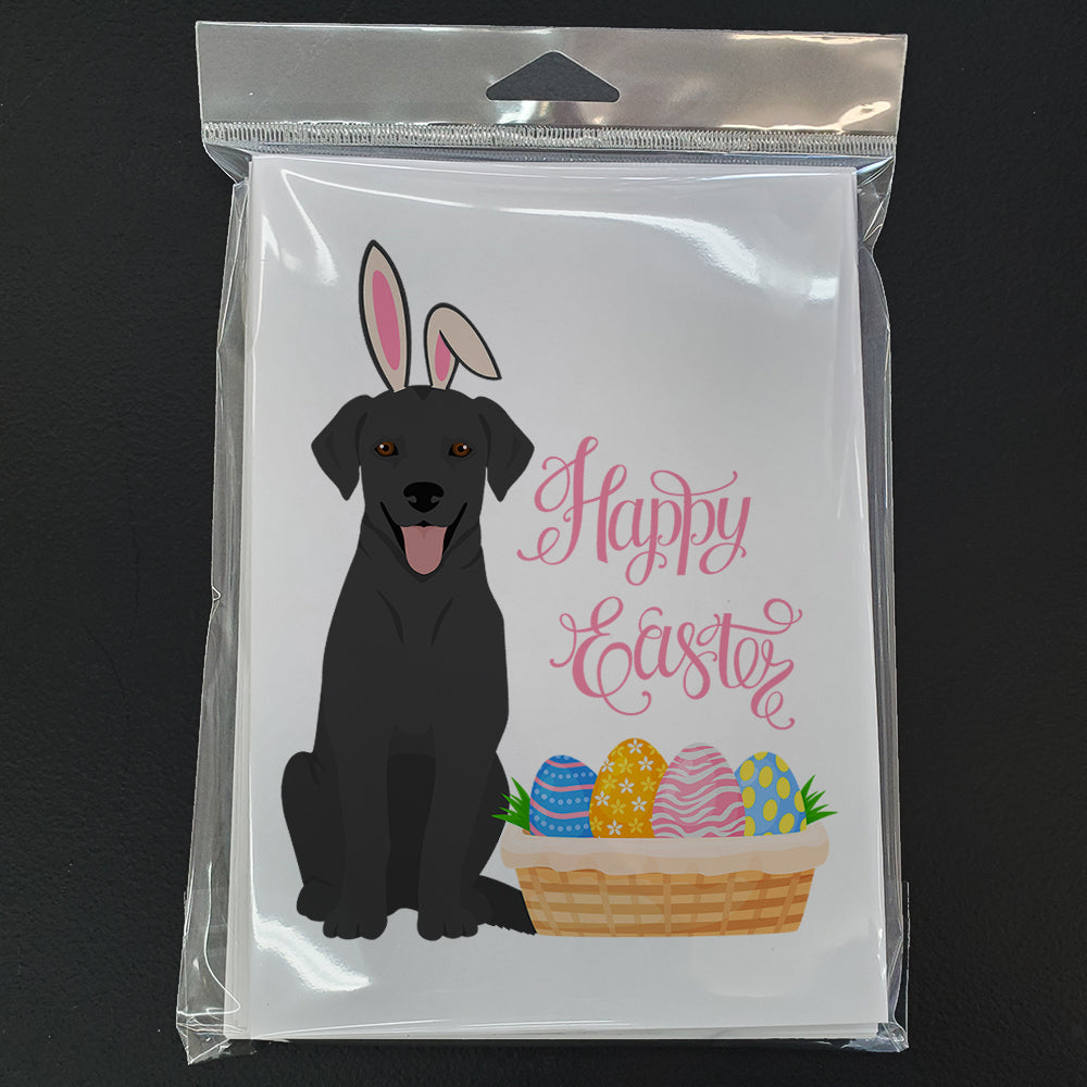 Black Labrador Retriever Easter Greeting Cards and Envelopes Pack of 8 - the-store.com