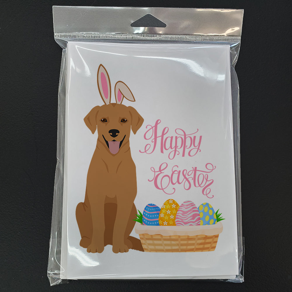 Red Fox Labrador Retriever Easter Greeting Cards and Envelopes Pack of 8 - the-store.com