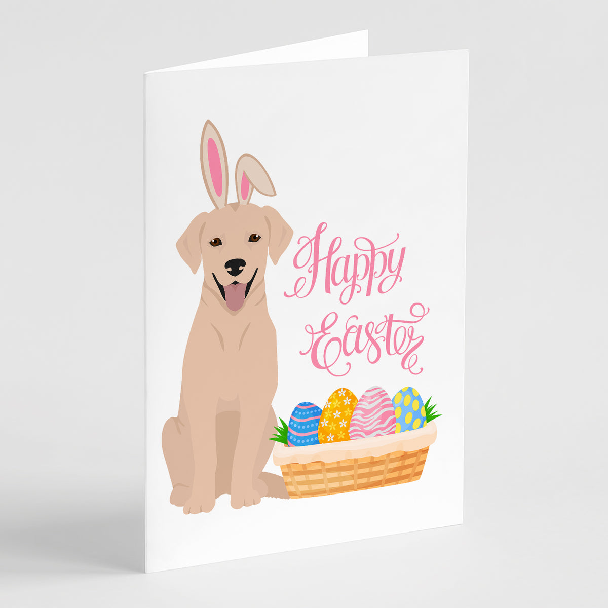 Buy this Yellow Labrador Retriever Easter Greeting Cards and Envelopes Pack of 8