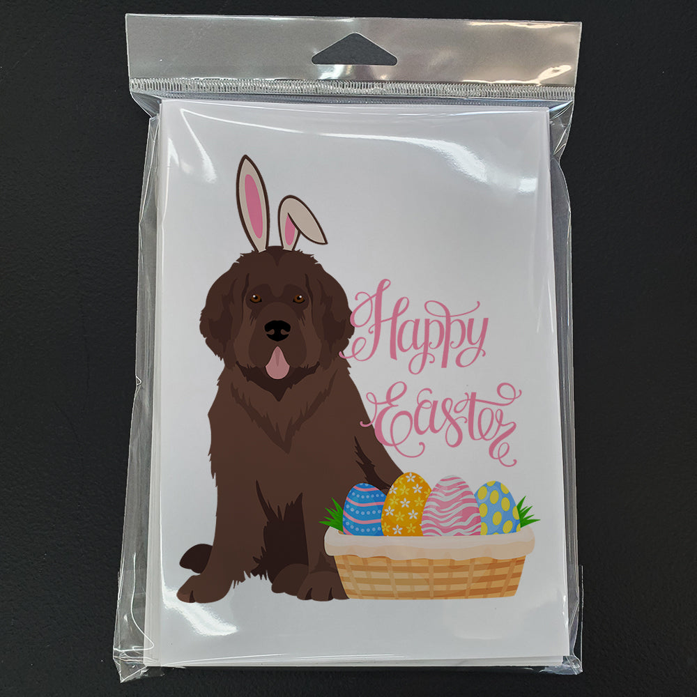 Brown Newfoundland Easter Greeting Cards and Envelopes Pack of 8 - the-store.com