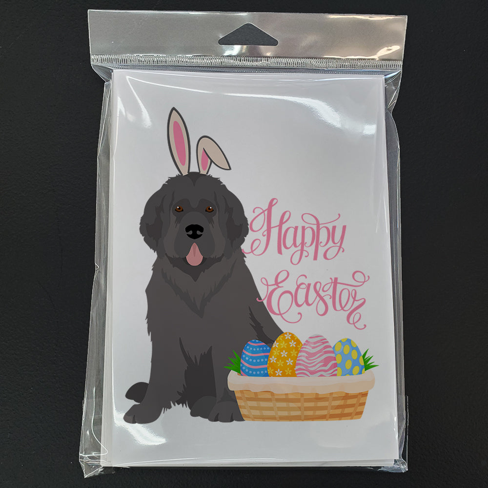 Grey Newfoundland Easter Greeting Cards and Envelopes Pack of 8 - the-store.com
