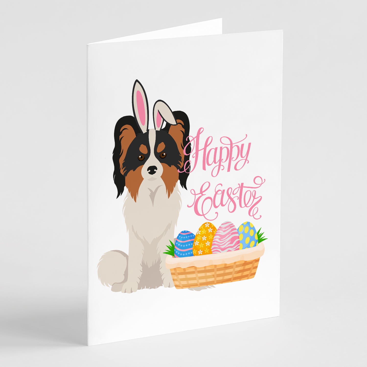 Buy this Tricolor Papillon Easter Greeting Cards and Envelopes Pack of 8