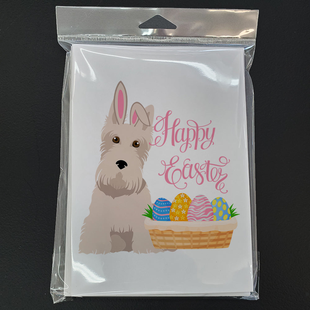 Wheaten Scottish Terrier Easter Greeting Cards and Envelopes Pack of 8 - the-store.com