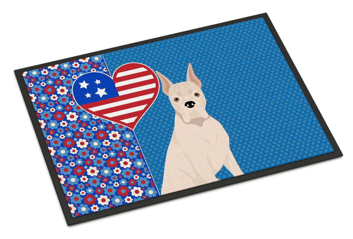 Buy this White Boxer USA American Indoor or Outdoor Mat 24x36