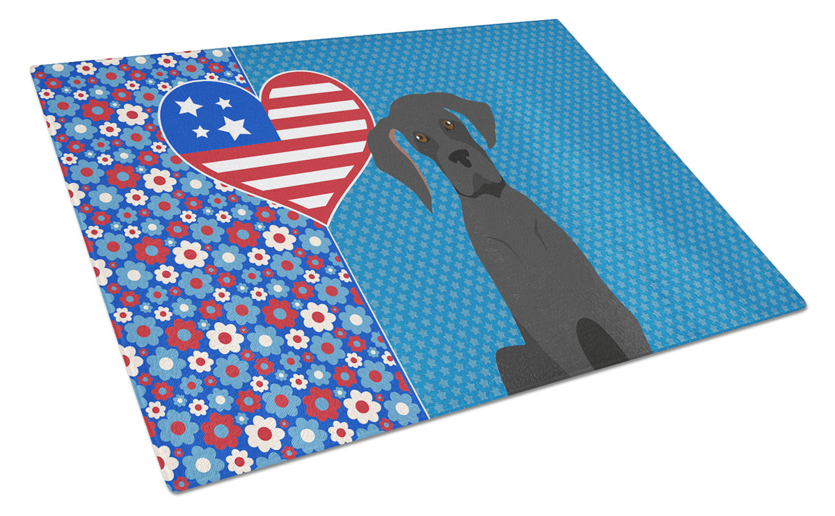 Buy this Black Great Dane USA American Glass Cutting Board Large