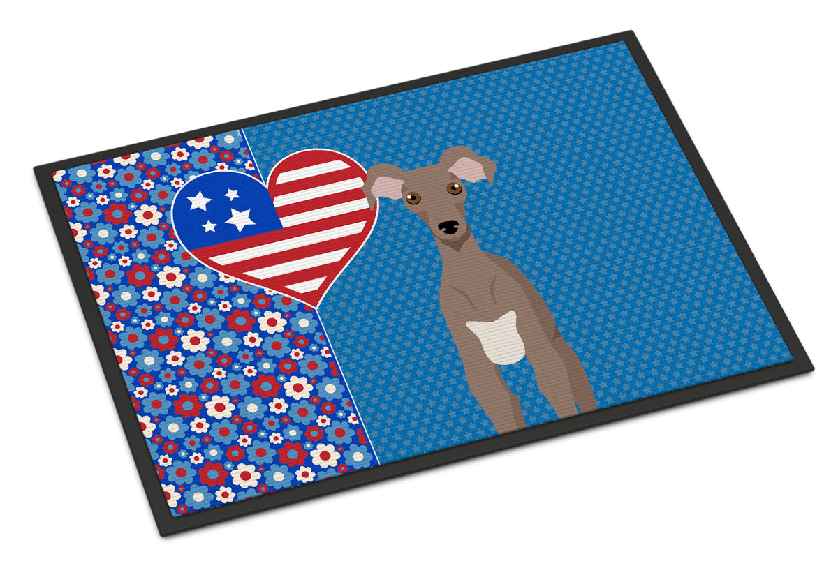 Buy this Fawn Italian Greyhound USA American Indoor or Outdoor Mat 24x36