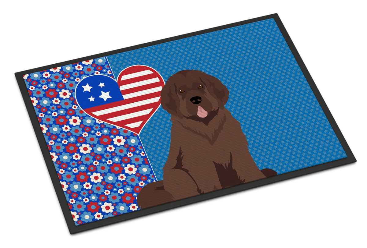Buy this Brown Newfoundland USA American Indoor or Outdoor Mat 24x36