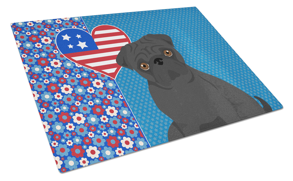 Buy this Black Pug USA American Glass Cutting Board Large
