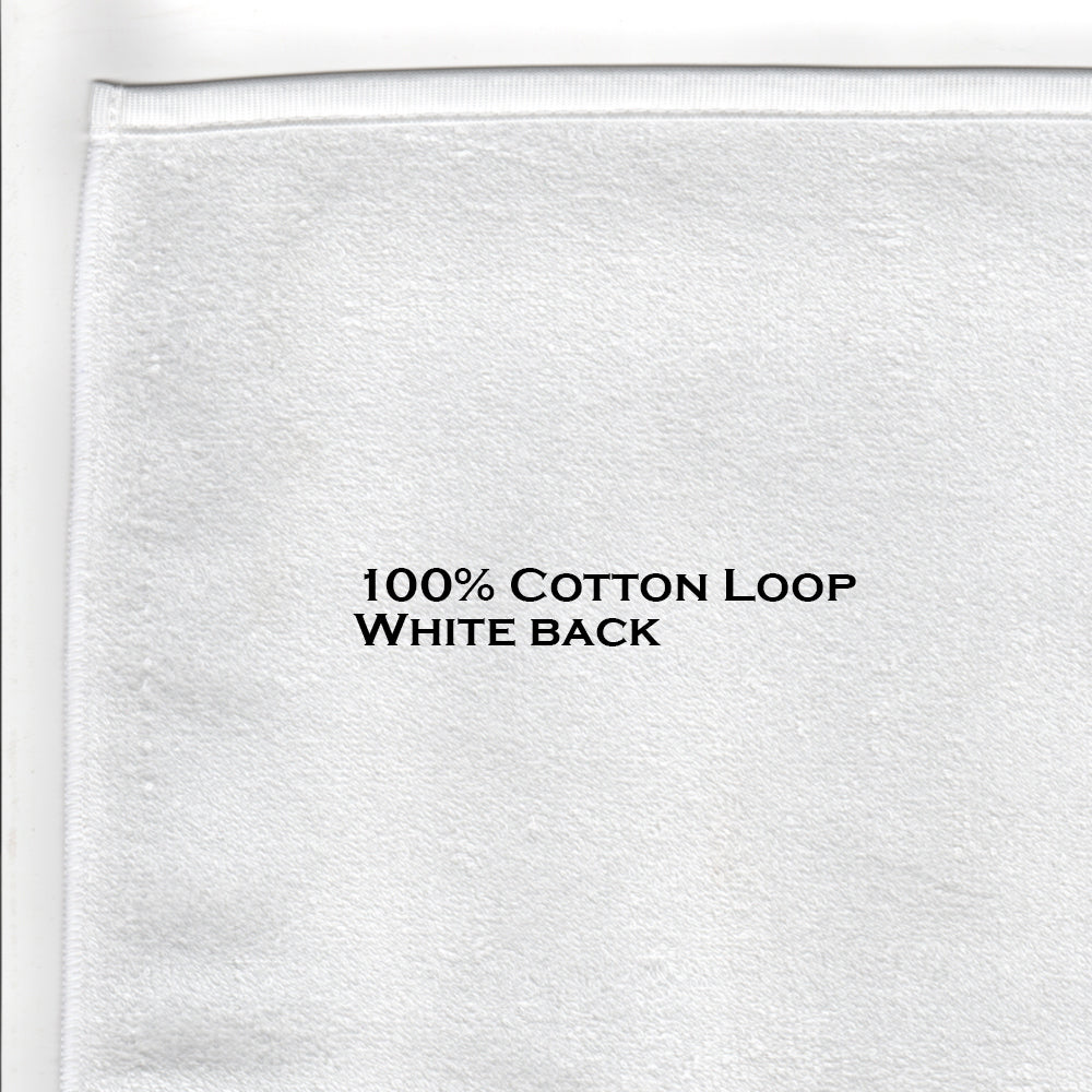 White Boston Terrier Bath Towel Large