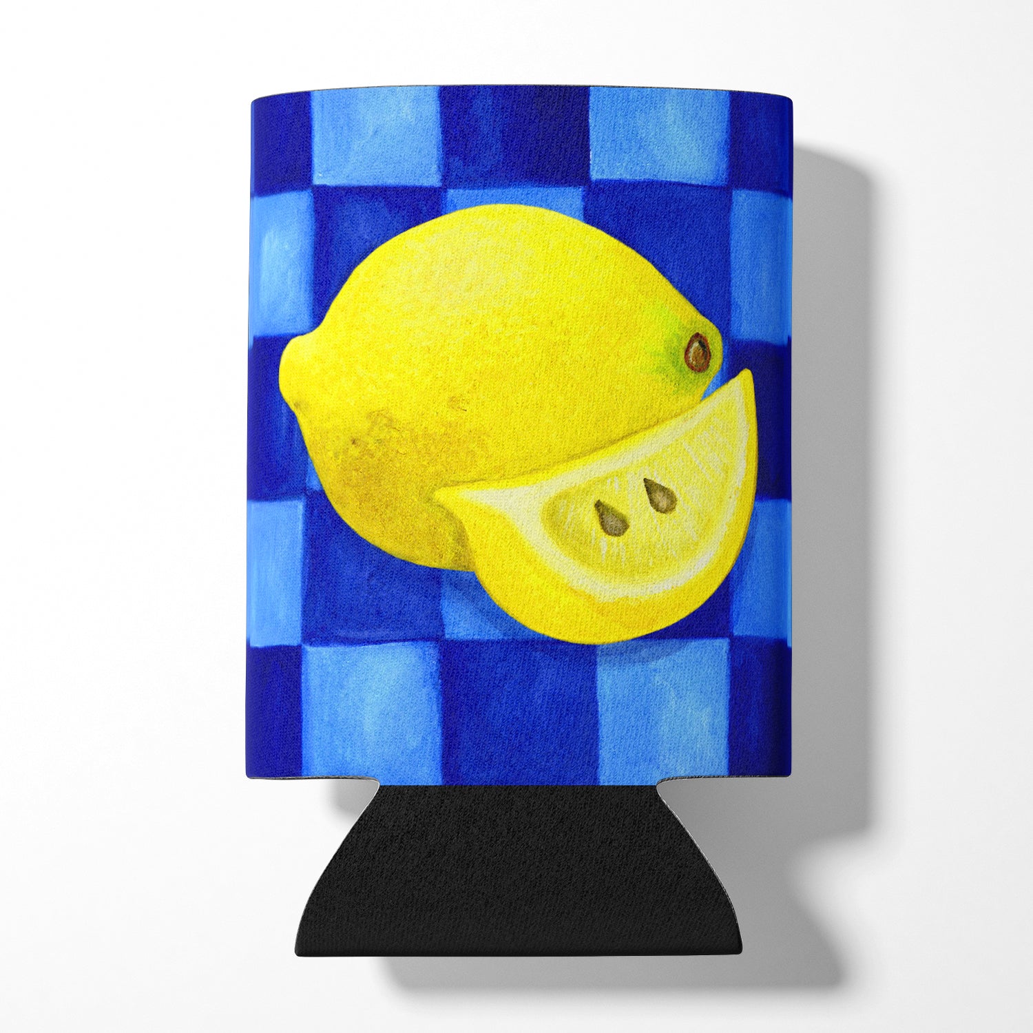 Lemon in Blue by Ute Nuhn Can or Bottle Hugger WHW0116CC.