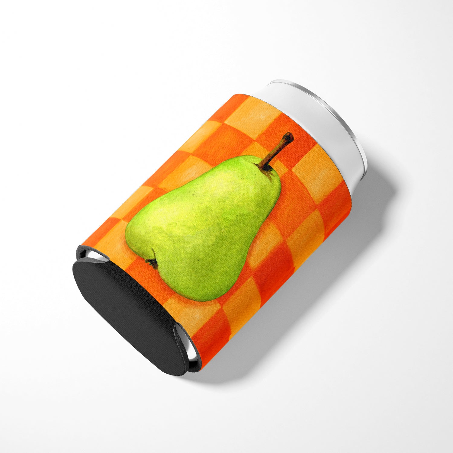 Pear in Orange by Ute Nuhn Can or Bottle Hugger WHW0117CC.