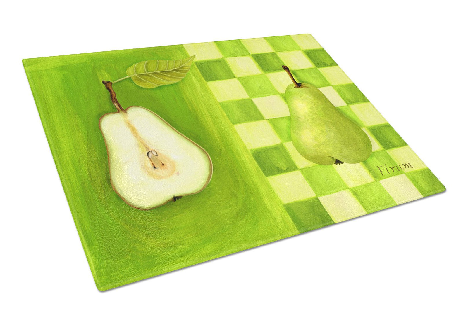Pear by Ute Nuhn Glass Cutting Board Large WHW0121LCB by Caroline's Treasures