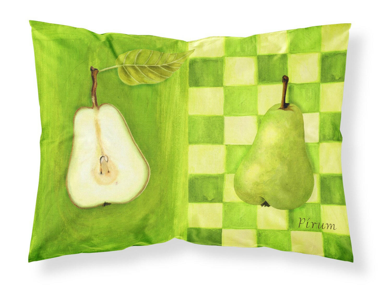 Pear by Ute Nuhn Fabric Standard Pillowcase WHW0121PILLOWCASE by Caroline's Treasures