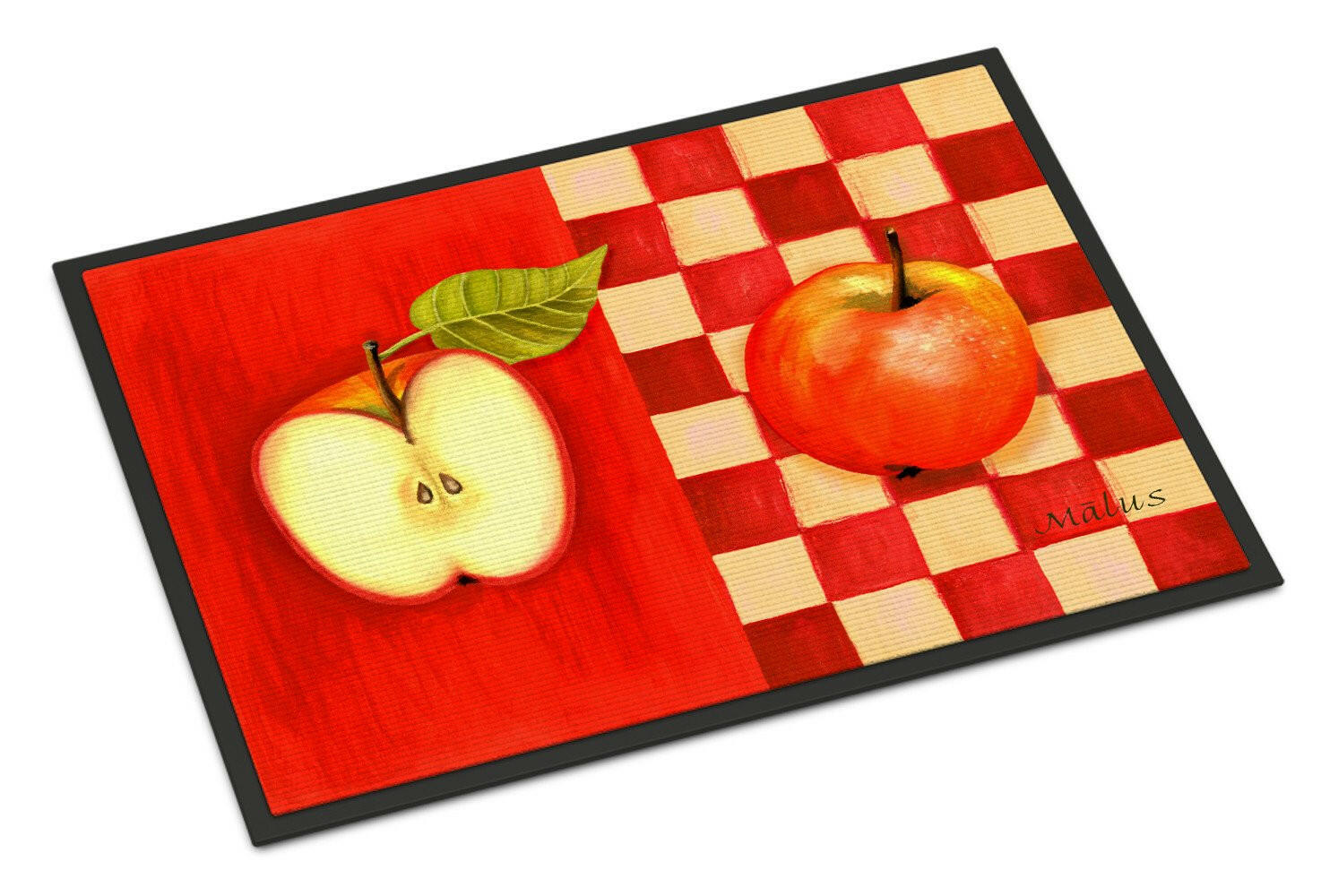 Apple by Ute Nuhn Indoor or Outdoor Mat 18x27 WHW0122MAT - the-store.com
