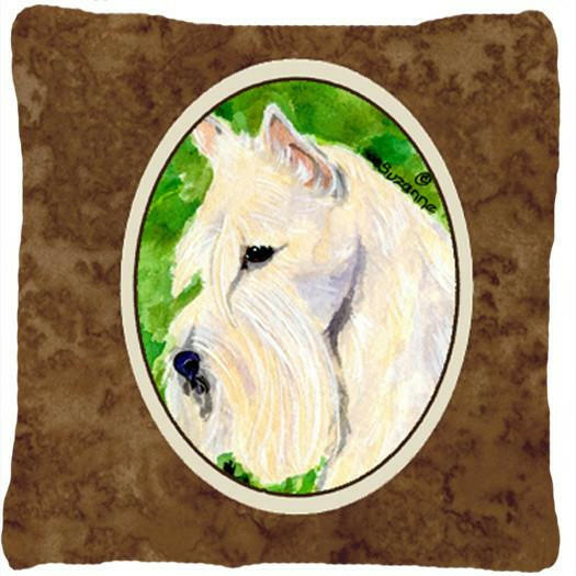 Scottish Terrier Decorative   Canvas Fabric Pillow by Caroline&#39;s Treasures