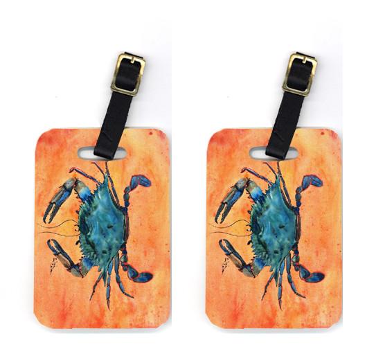 Pair of Crab Luggage Tags by Caroline's Treasures