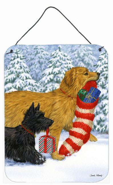 Keep Up There, Scottie Scottish Terrier Wall or Door Hanging Prints ASA2010DS1216 by Caroline's Treasures