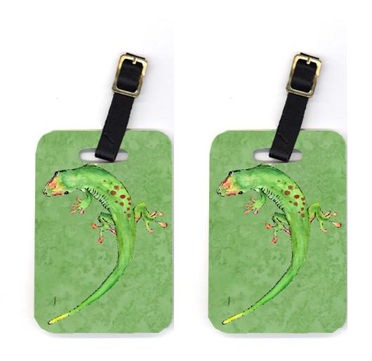 Pair of Gecko Luggage Tags by Caroline's Treasures
