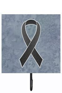 Black Ribbon for Melanoma Cancer Awareness Leash or Key Holder AN1216SH4 by Caroline&#39;s Treasures
