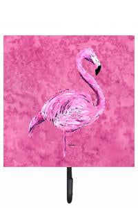 Flamingo on Pink Leash or Key Holder by Caroline's Treasures