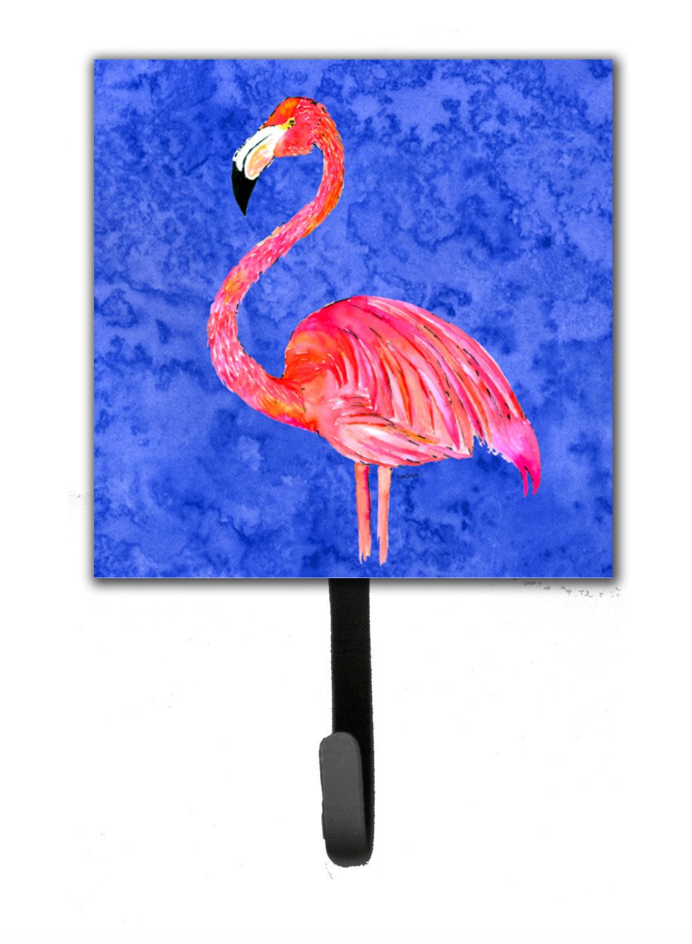 Bird - Flamingo Leash Holder or Key Hook by Caroline&#39;s Treasures