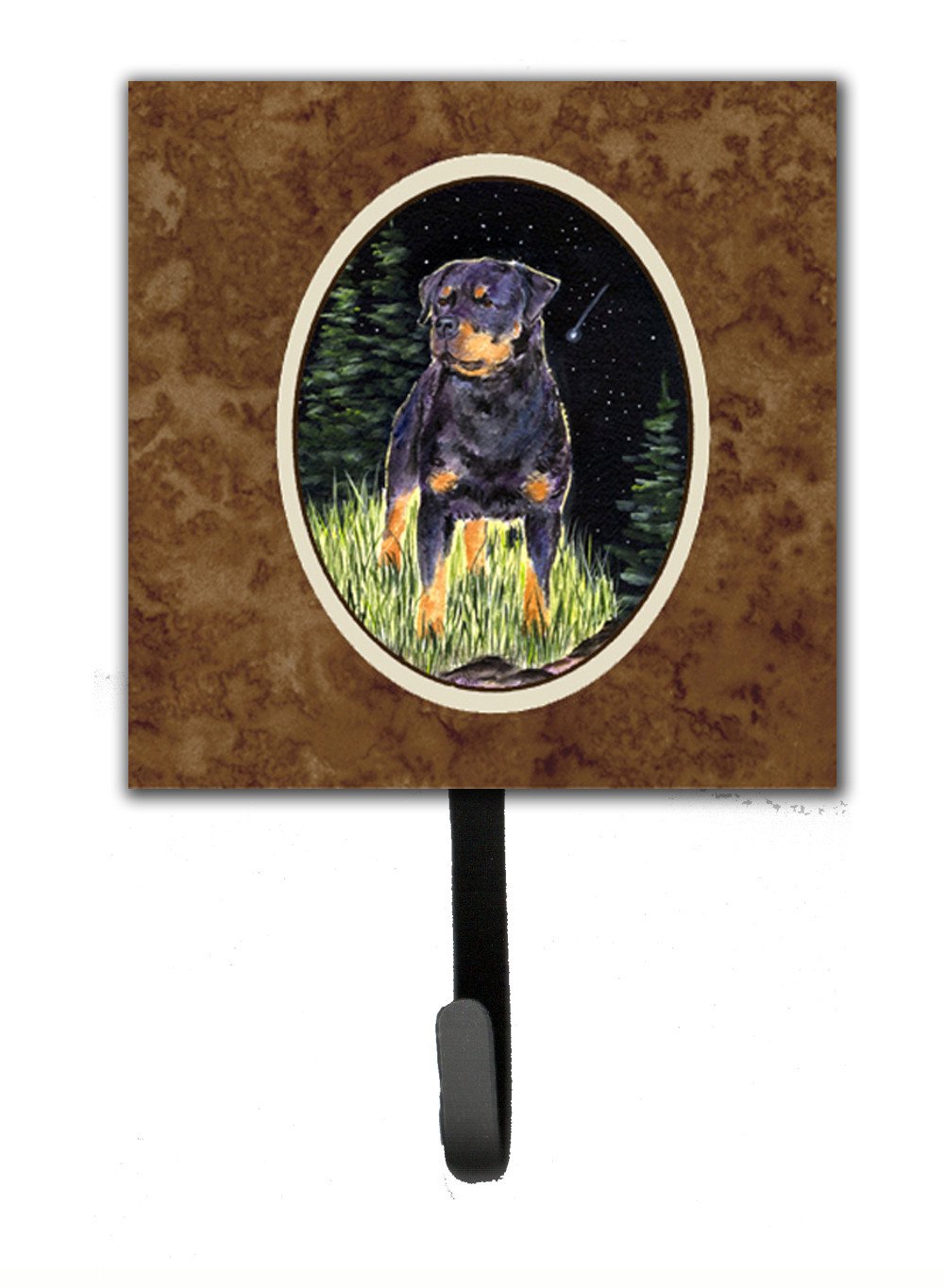 Starry Night Rottweiler Leash Holder or Key Hook by Caroline&#39;s Treasures