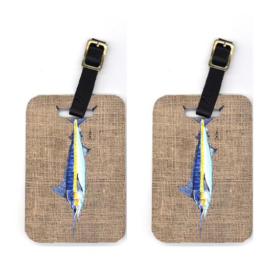 Pair of Fish - Marlin Luggage Tags by Caroline&#39;s Treasures